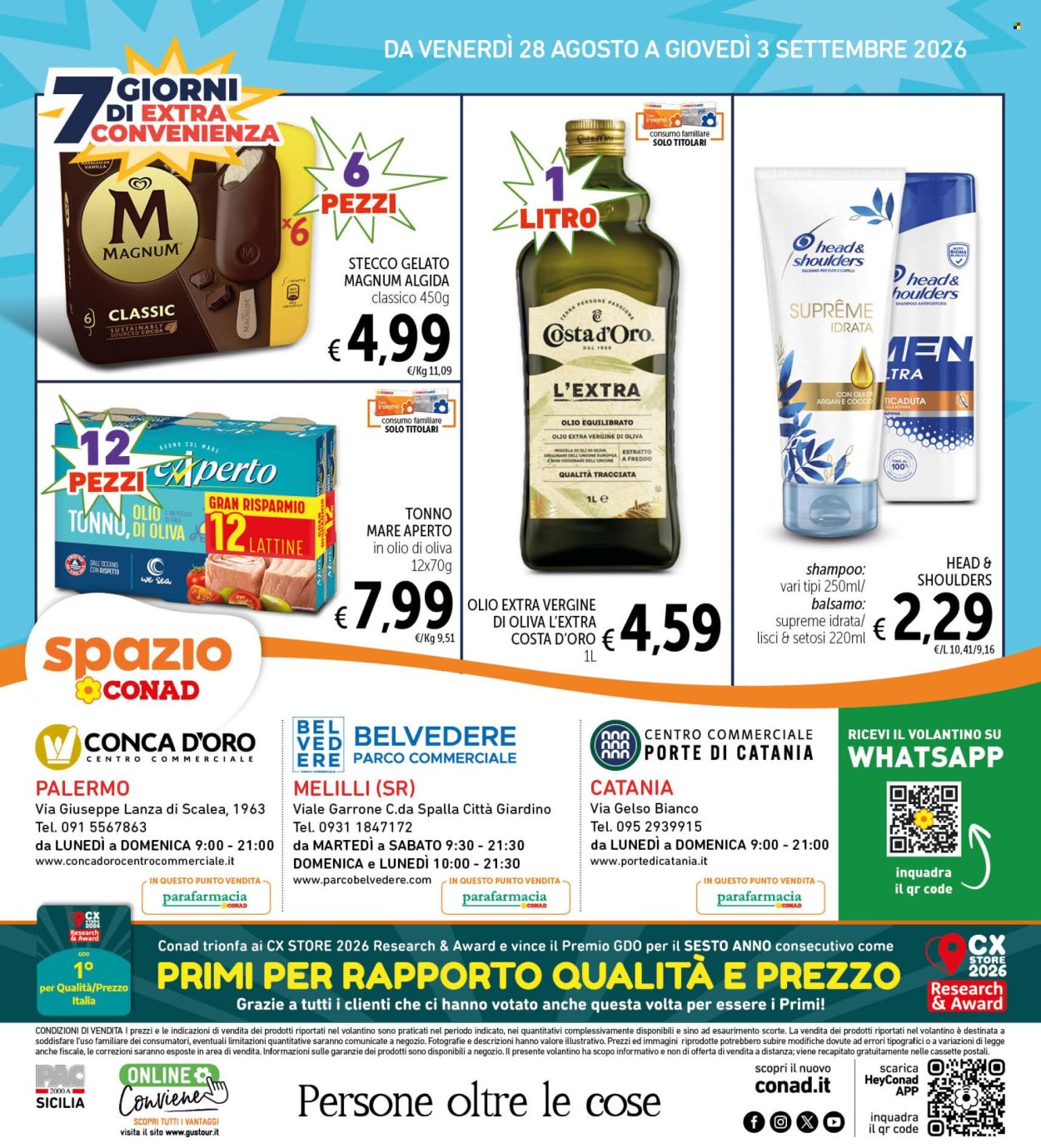 Leták Spazio Conad - 28.8.2026 - 3.9.2026. Strana 12