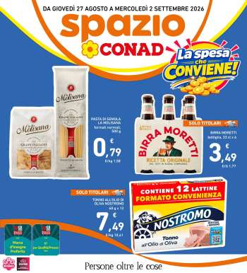 Volantino Spazio Conad - 27/8/2026 - 2/9/2026.