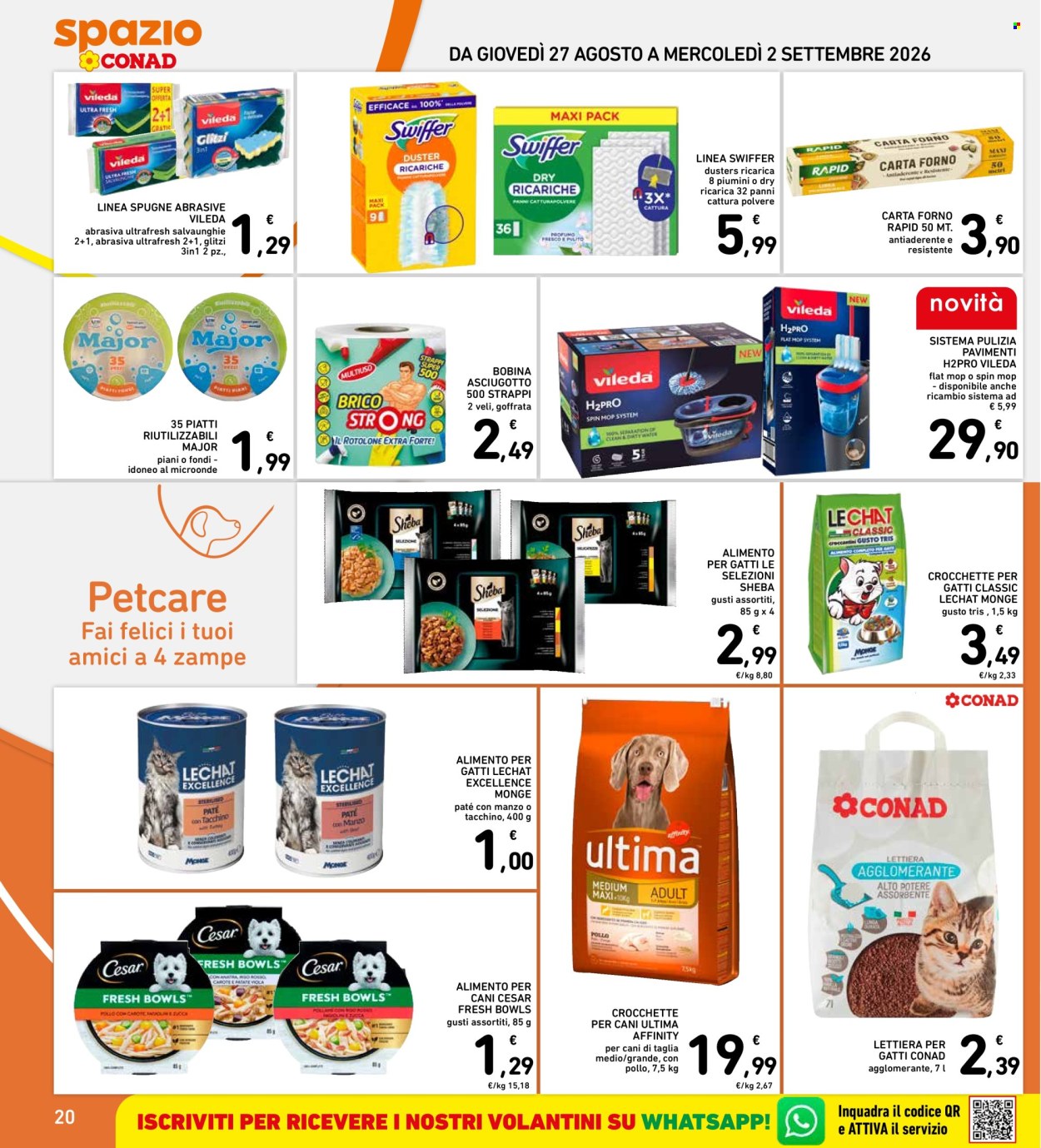 Leták Spazio Conad - 27.8.2026 - 2.9.2026. Strana 20