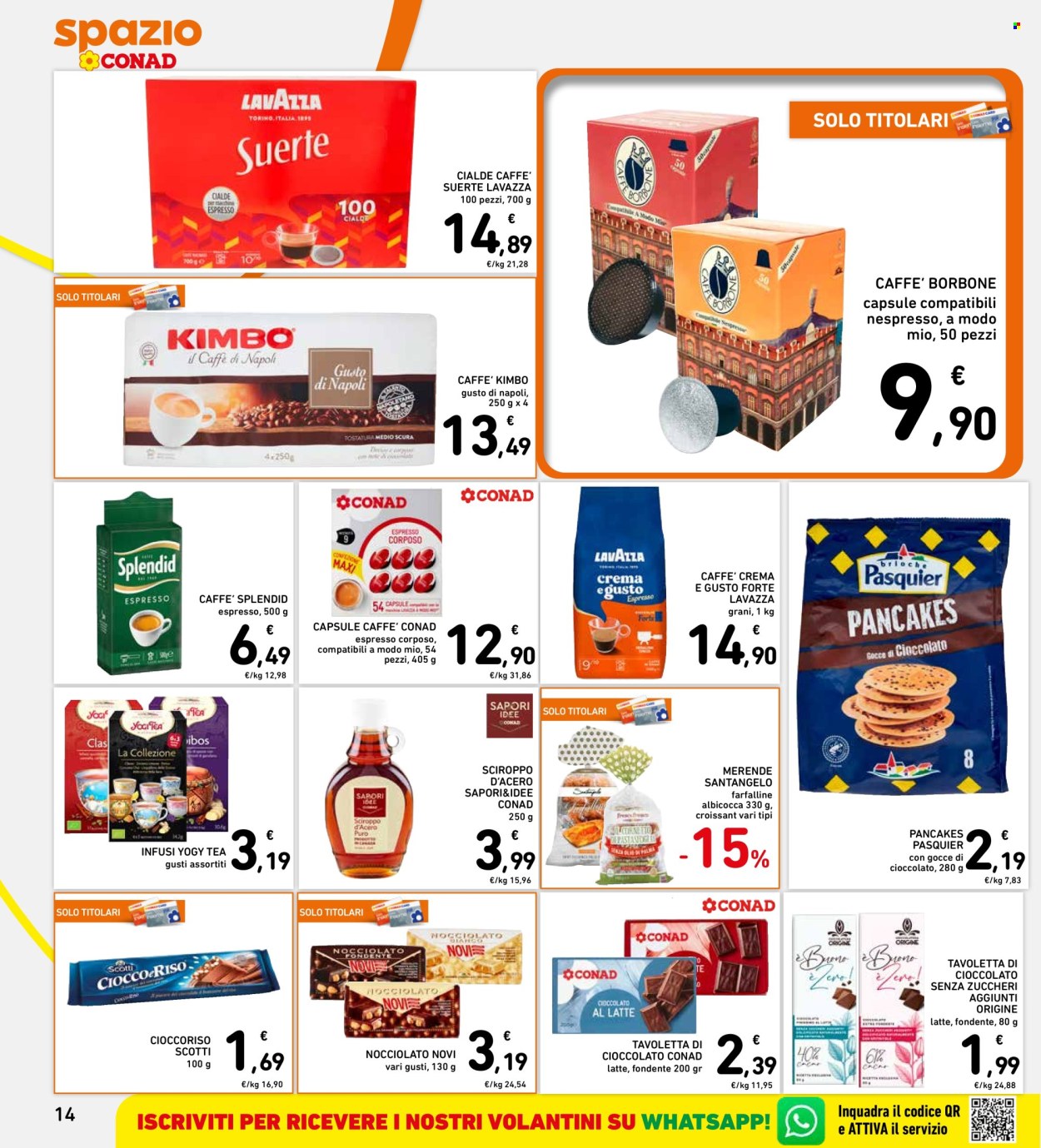 Leták Spazio Conad - 27.8.2026 - 2.9.2026. Strana 14