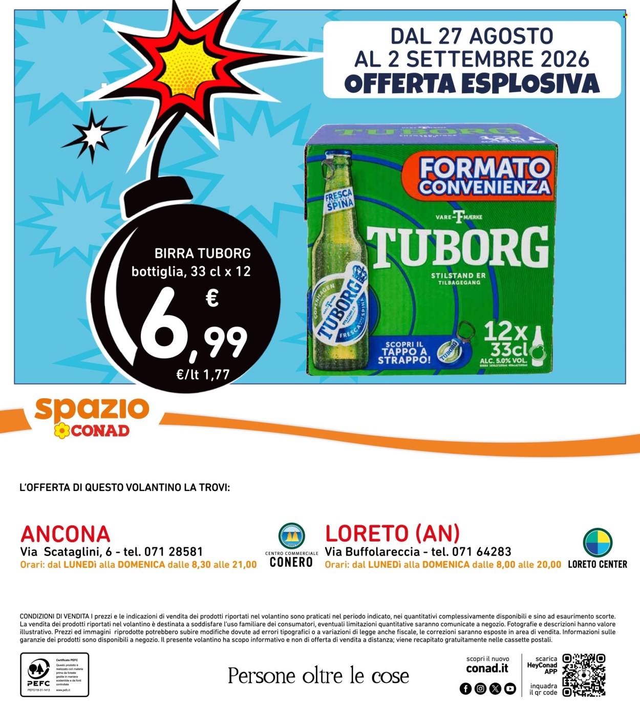 Leták Spazio Conad - 27.8.2026 - 2.9.2026. Strana 24