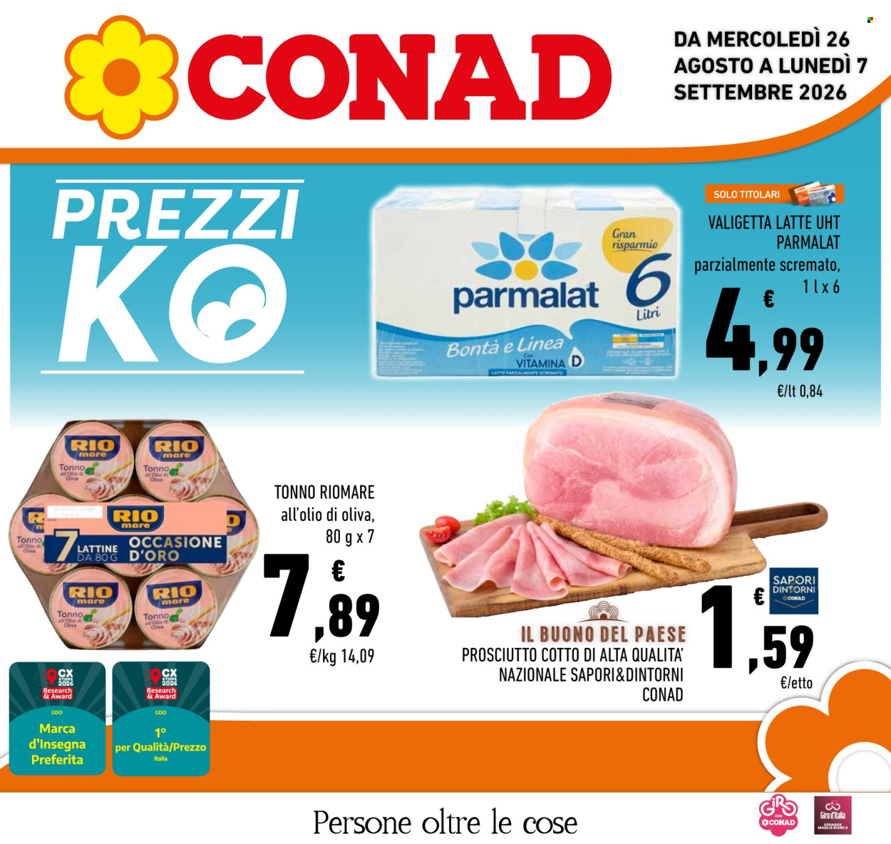 Leták Conad - 26.8.2026 - 7.9.2026. Strana 1