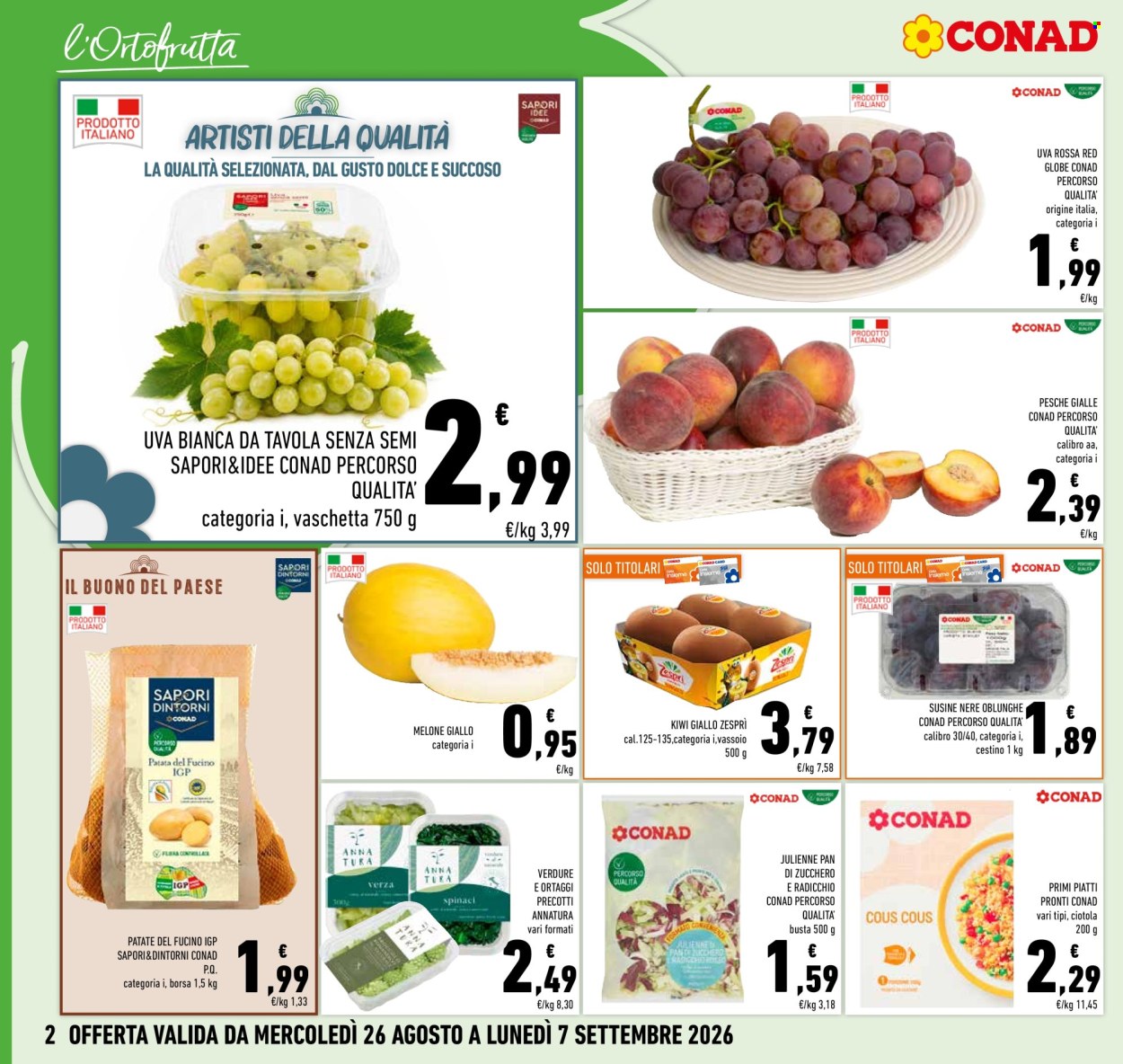 Leták Conad - 26.8.2026 - 7.9.2026. Strana 2