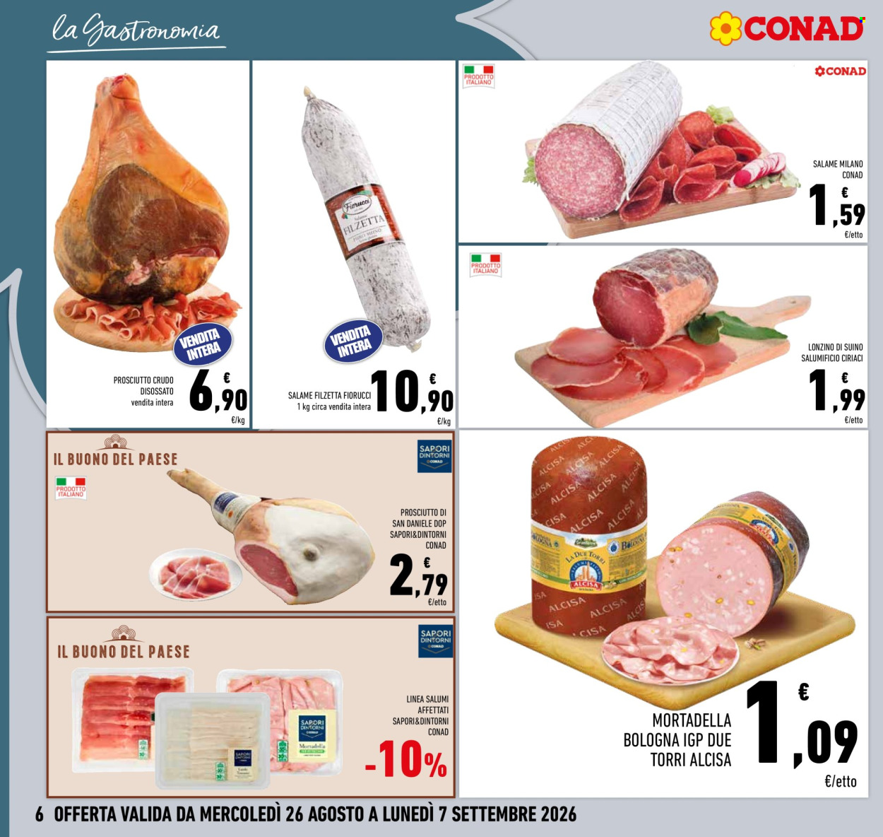 Leták Conad - 26.8.2026 - 7.9.2026. Strana 6