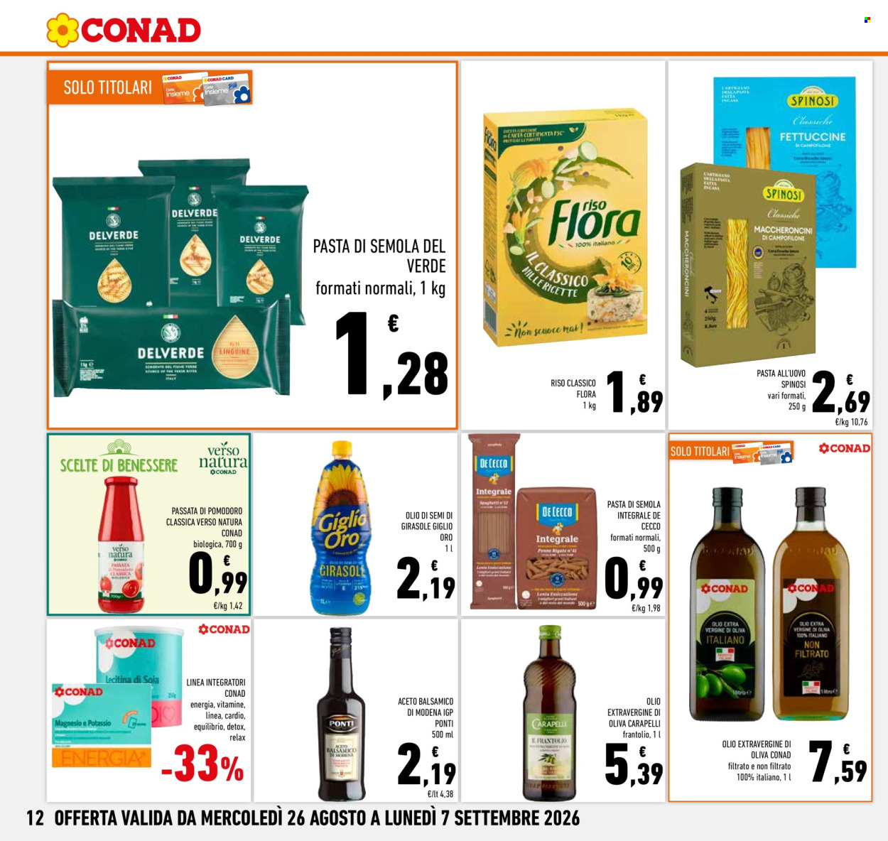 Leták Conad - 26.8.2026 - 7.9.2026. Strana 12