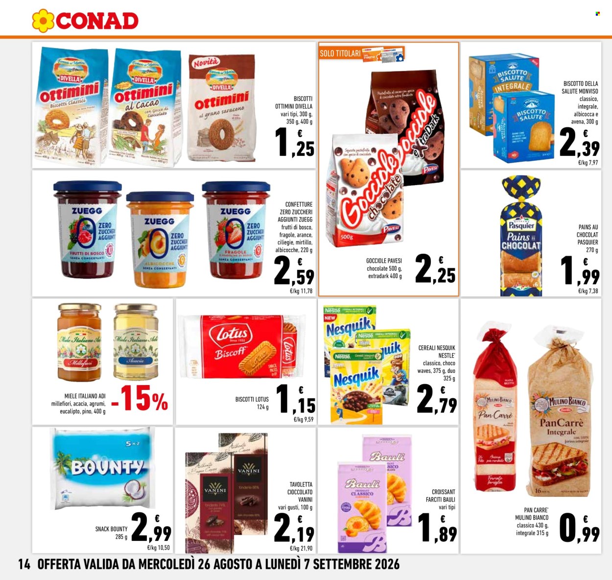 Leták Conad - 26.8.2026 - 7.9.2026. Strana 14