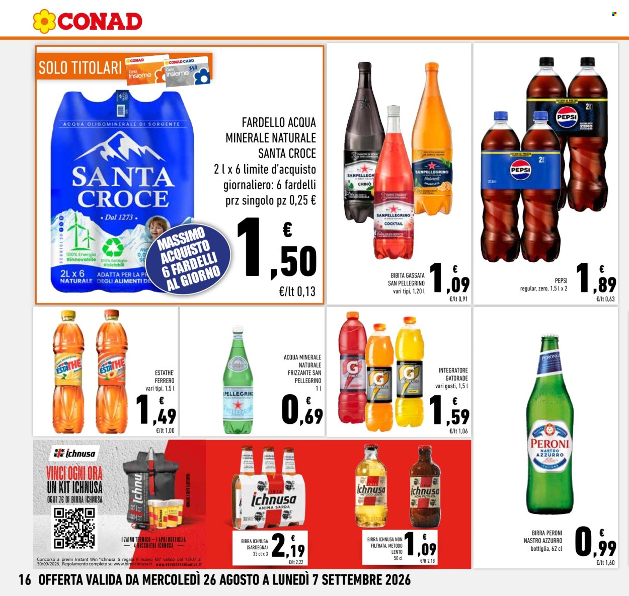 Leták Conad - 26.8.2026 - 7.9.2026. Strana 16