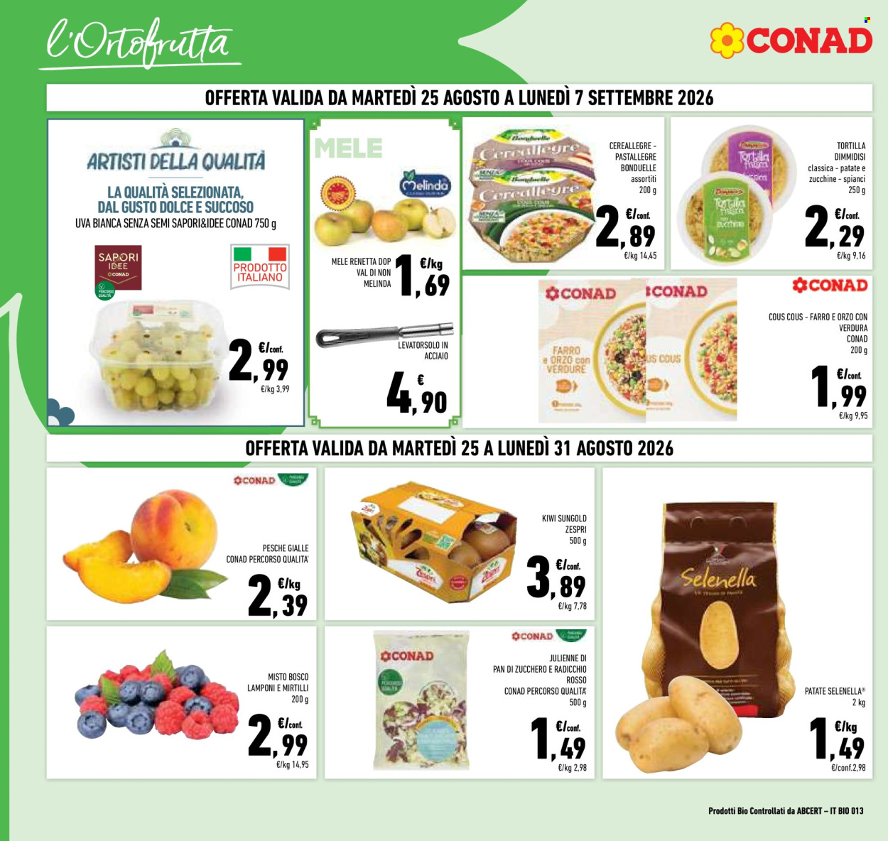 Leták Conad - 25.8.2026 - 7.9.2026. Strana 2