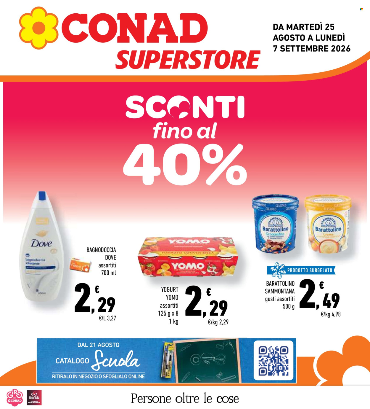 Leták Conad Superstore - 25.8.2026 - 7.9.2026. Strana 1