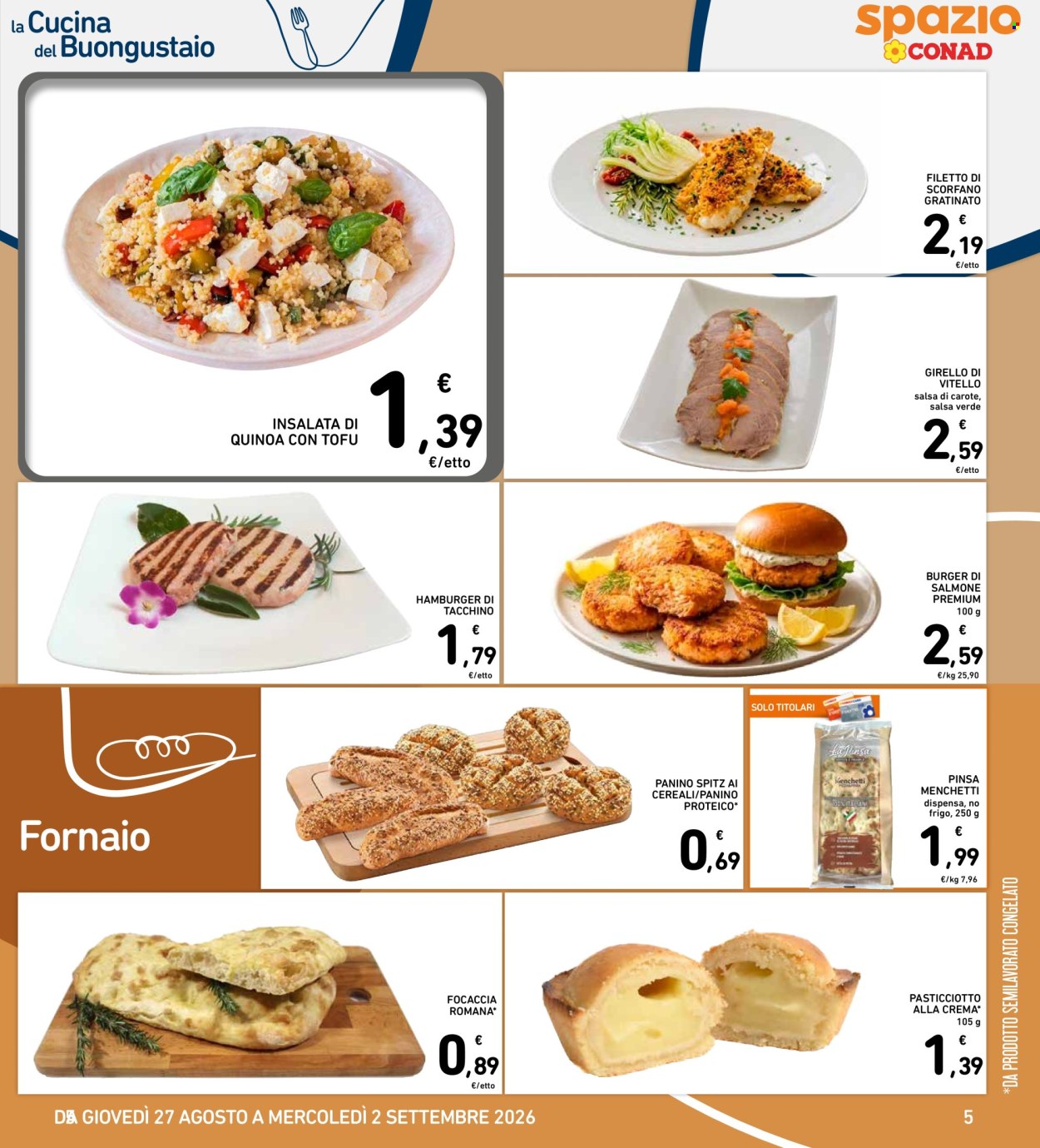 Leták Spazio Conad - 27.8.2026 - 2.9.2026. Strana 5