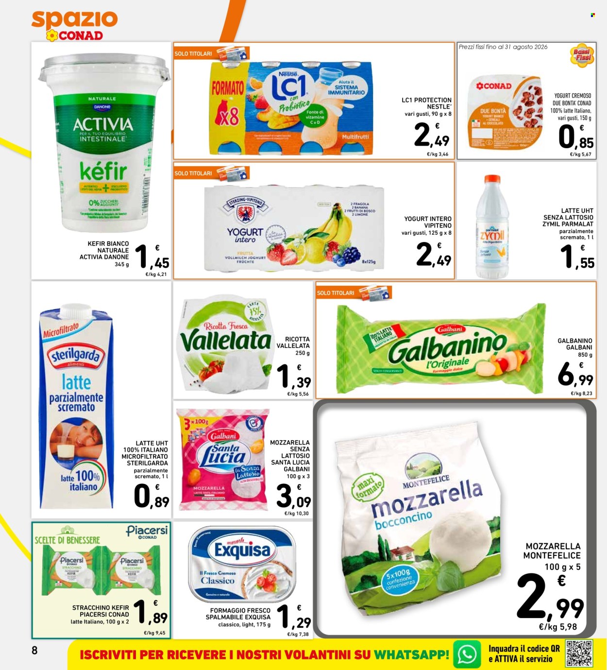Leták Spazio Conad - 27.8.2026 - 2.9.2026. Strana 8