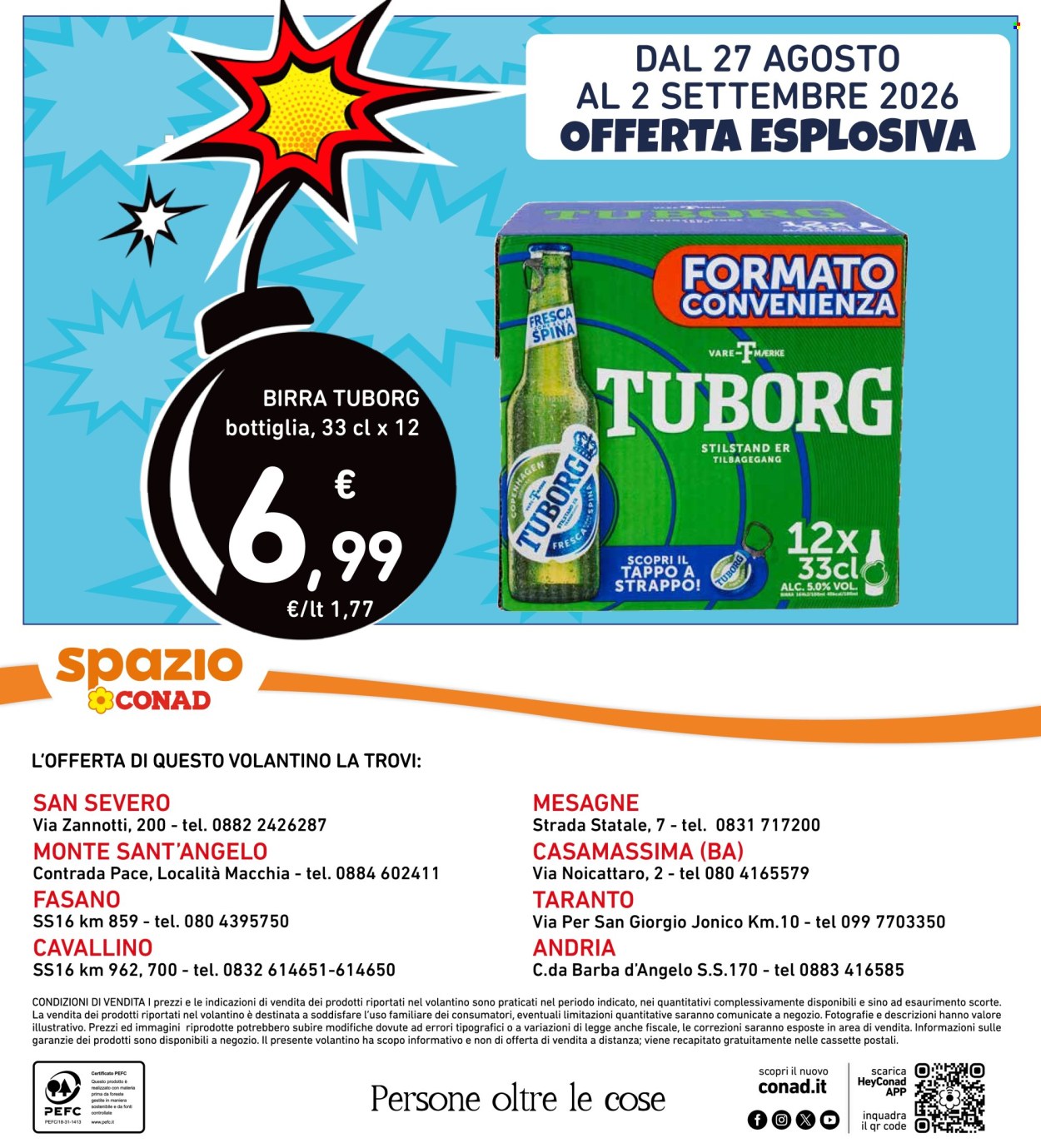 Leták Spazio Conad - 27.8.2026 - 2.9.2026. Strana 24