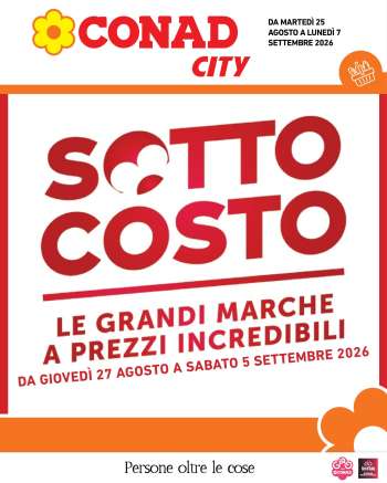 Volantino Conad - 25/8/2026 - 7/9/2026.