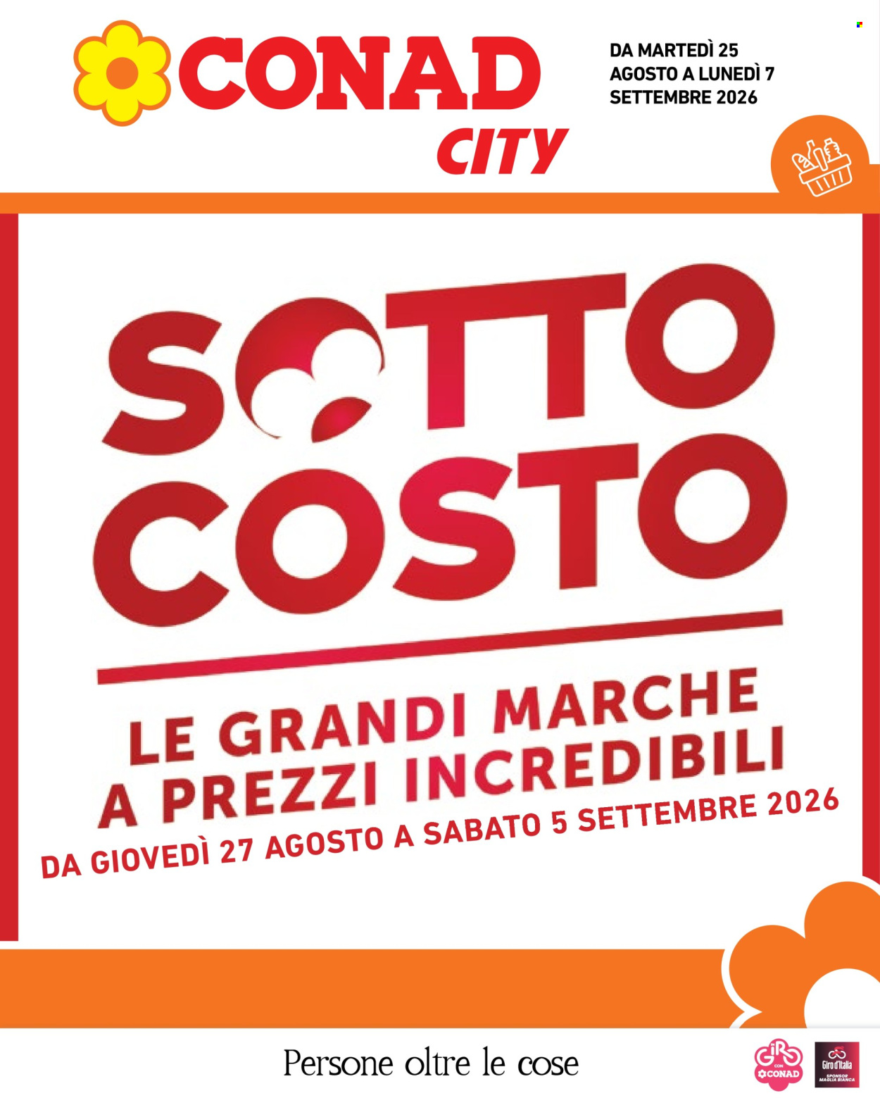 Leták Conad - 25.8.2026 - 7.9.2026. Strana 1