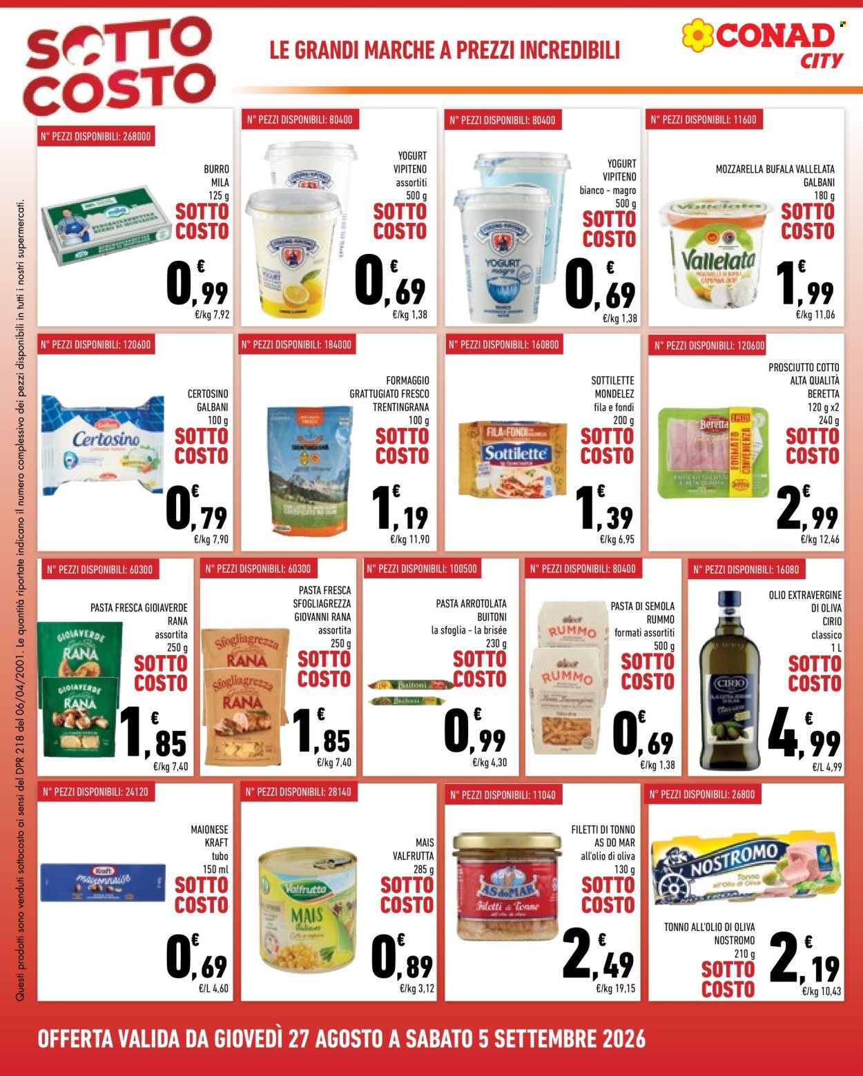 Leták Conad - 25.8.2026 - 7.9.2026. Strana 2