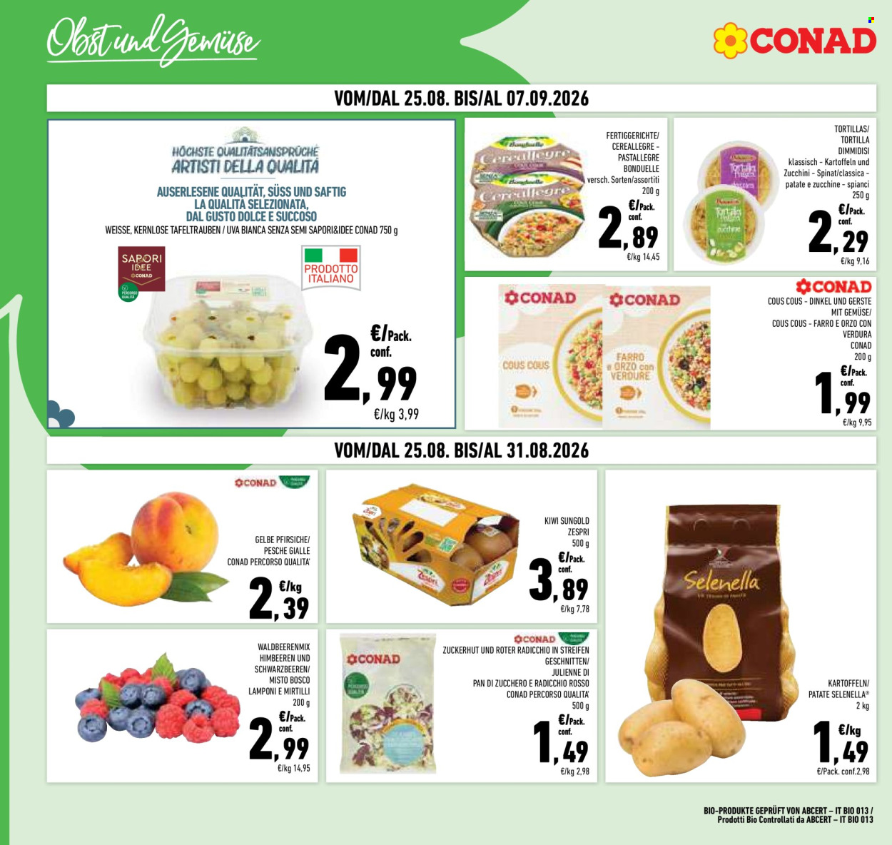 Leták Conad - 25.8.2026 - 7.9.2026. Strana 2