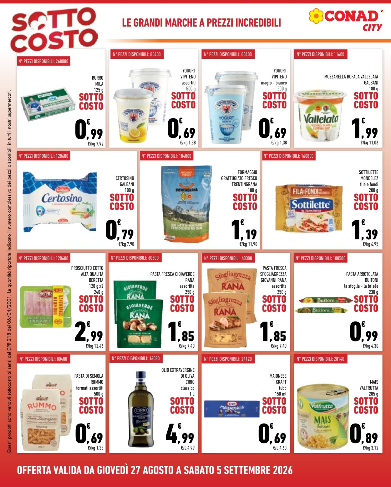 Volantino Conad - 25/8/2026 - 7/9/2026. Pagina 2