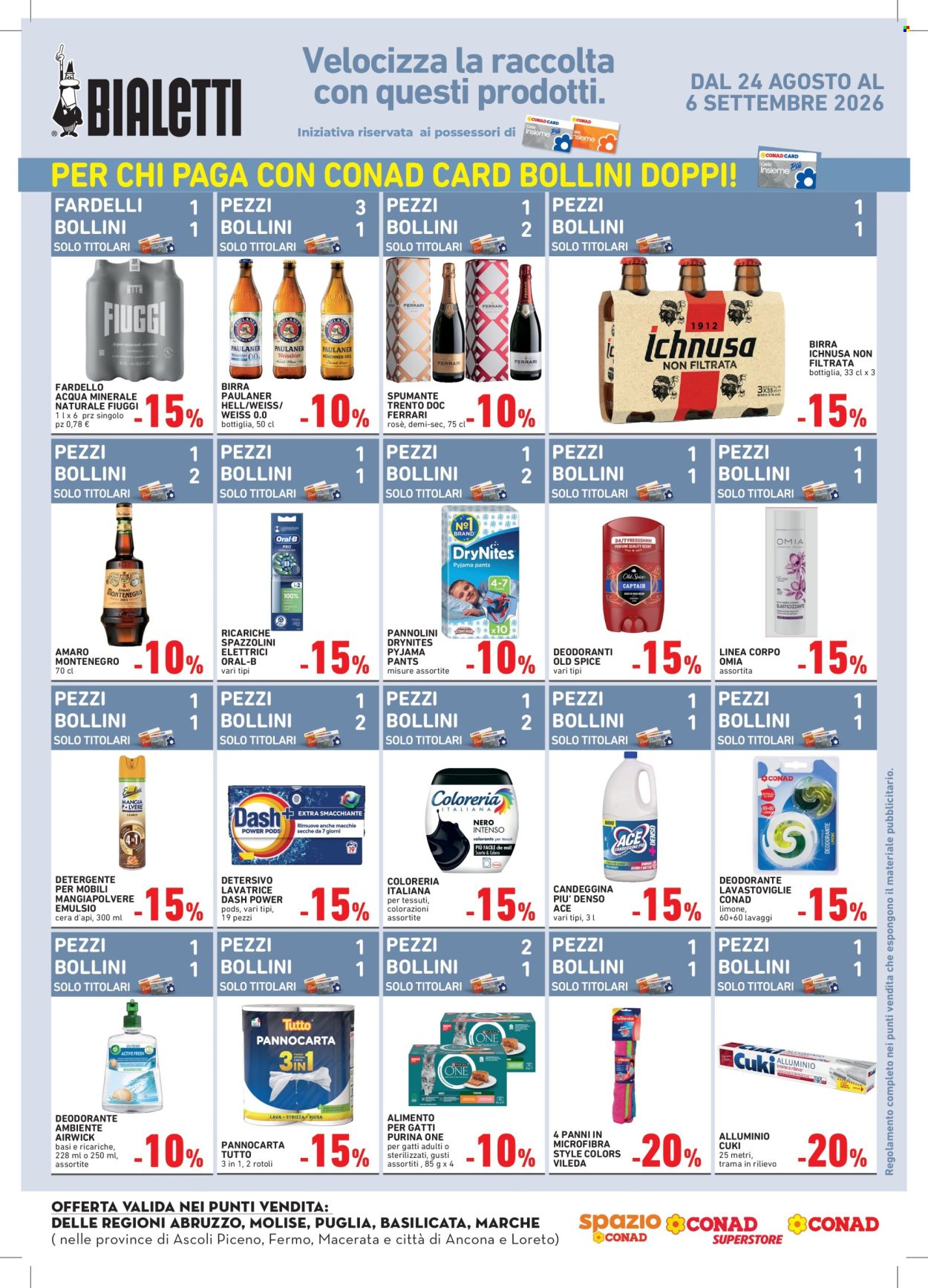 Leták Conad - 24.8.2026 - 6.9.2026. Strana 4