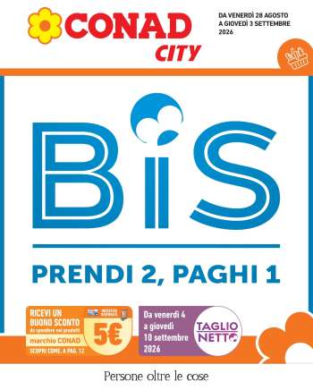 Volantino Conad City - 28/8/2026 - 3/9/2026.