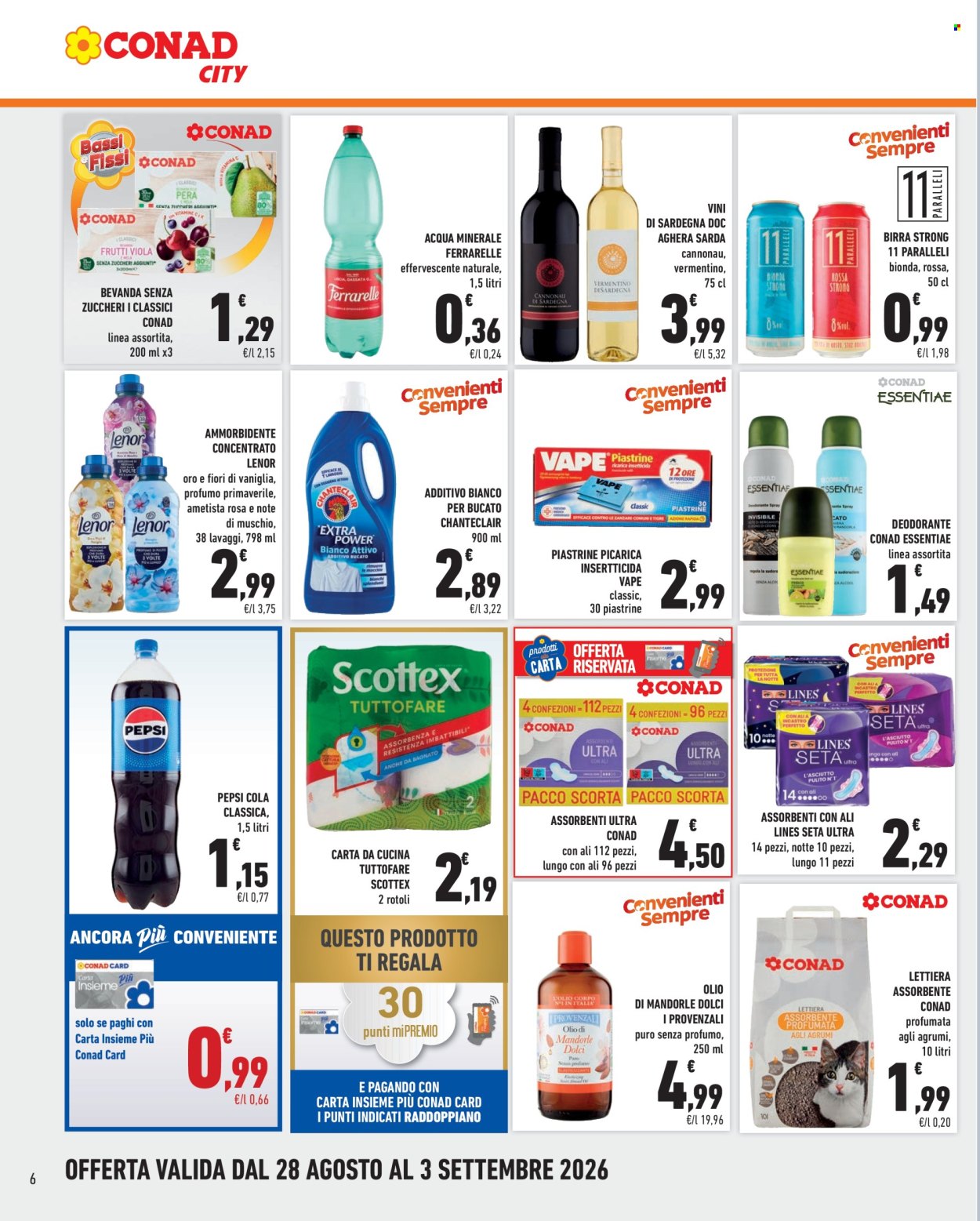 Volantino Conad City - 28/8/2026 - 3/9/2026. Pagina 6