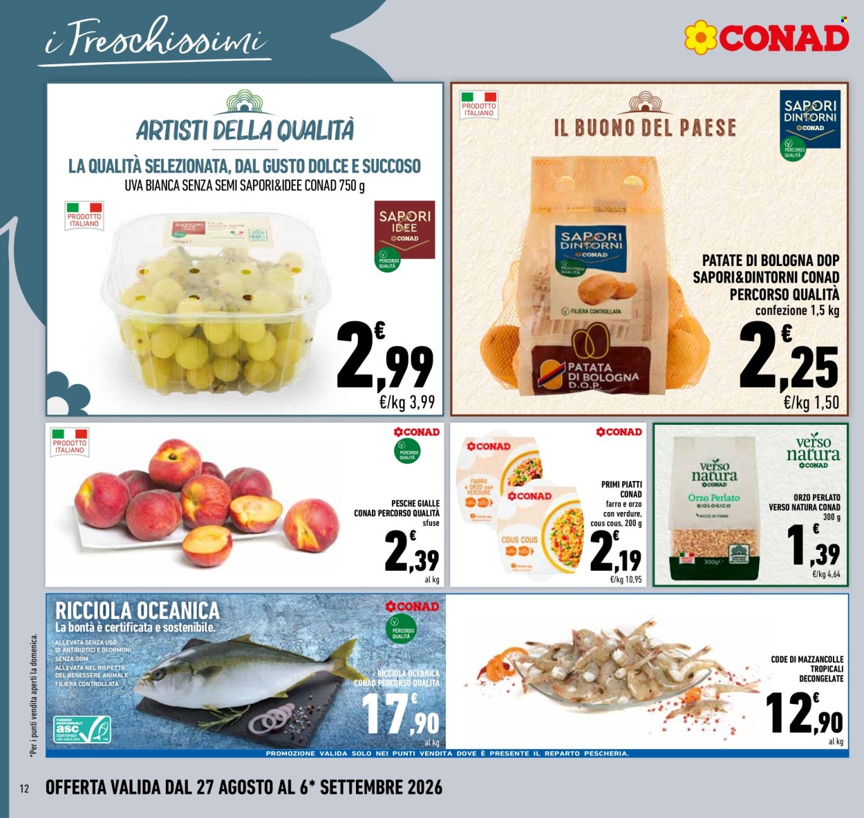 Leták Conad - 27.8.2026 - 6.9.2026. Strana 12