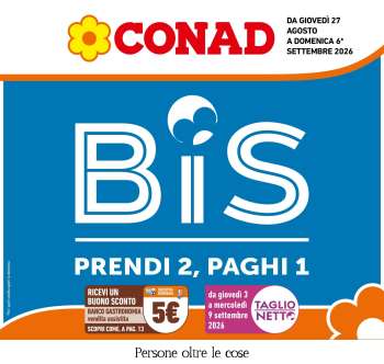Volantino Conad - 27/8/2026 - 6/9/2026.