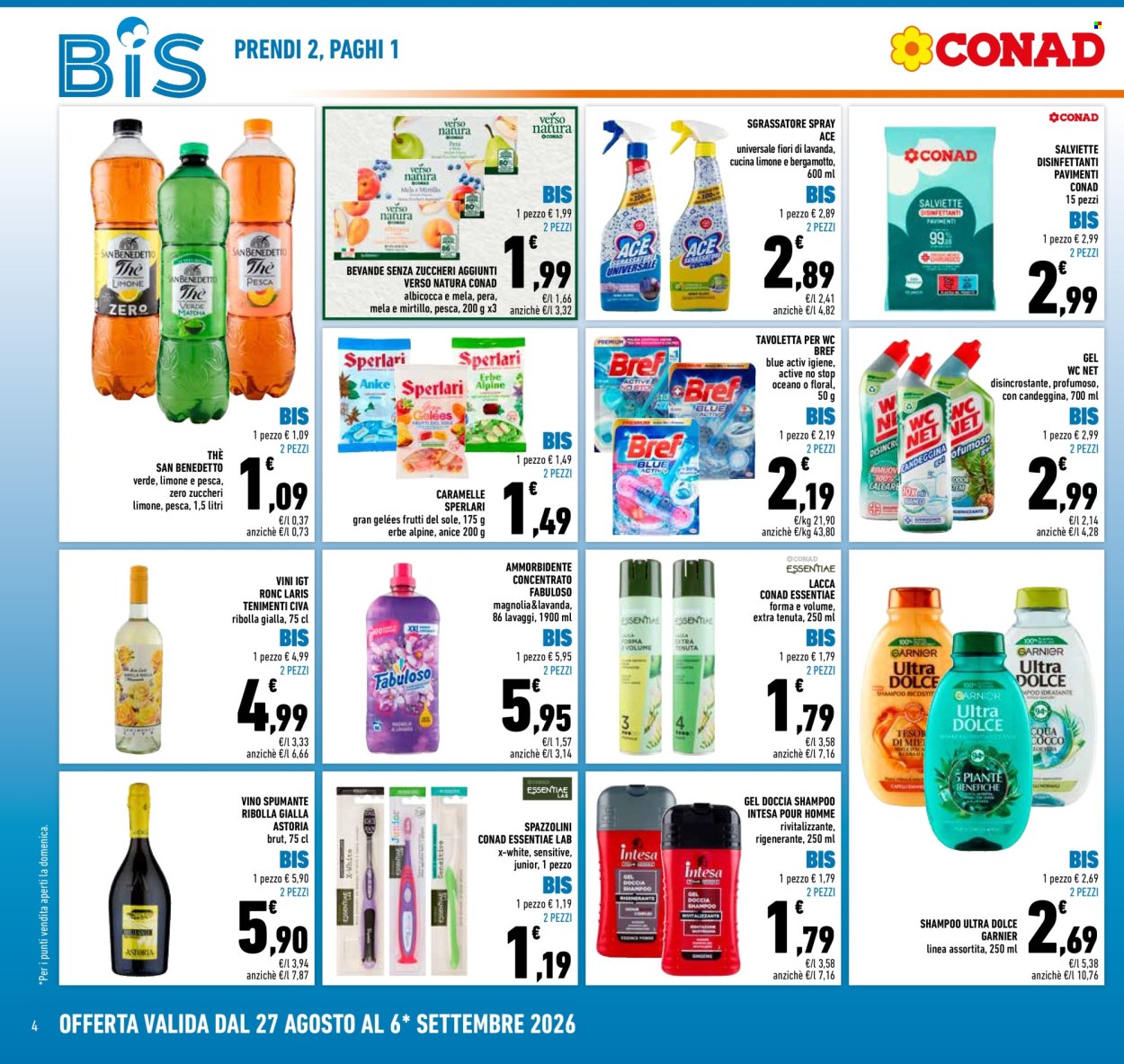 Leták Conad - 27.8.2026 - 6.9.2026. Strana 4