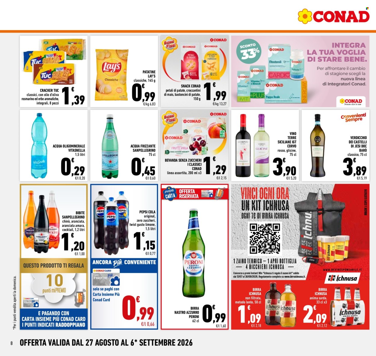 Leták Conad - 27.8.2026 - 6.9.2026. Strana 8