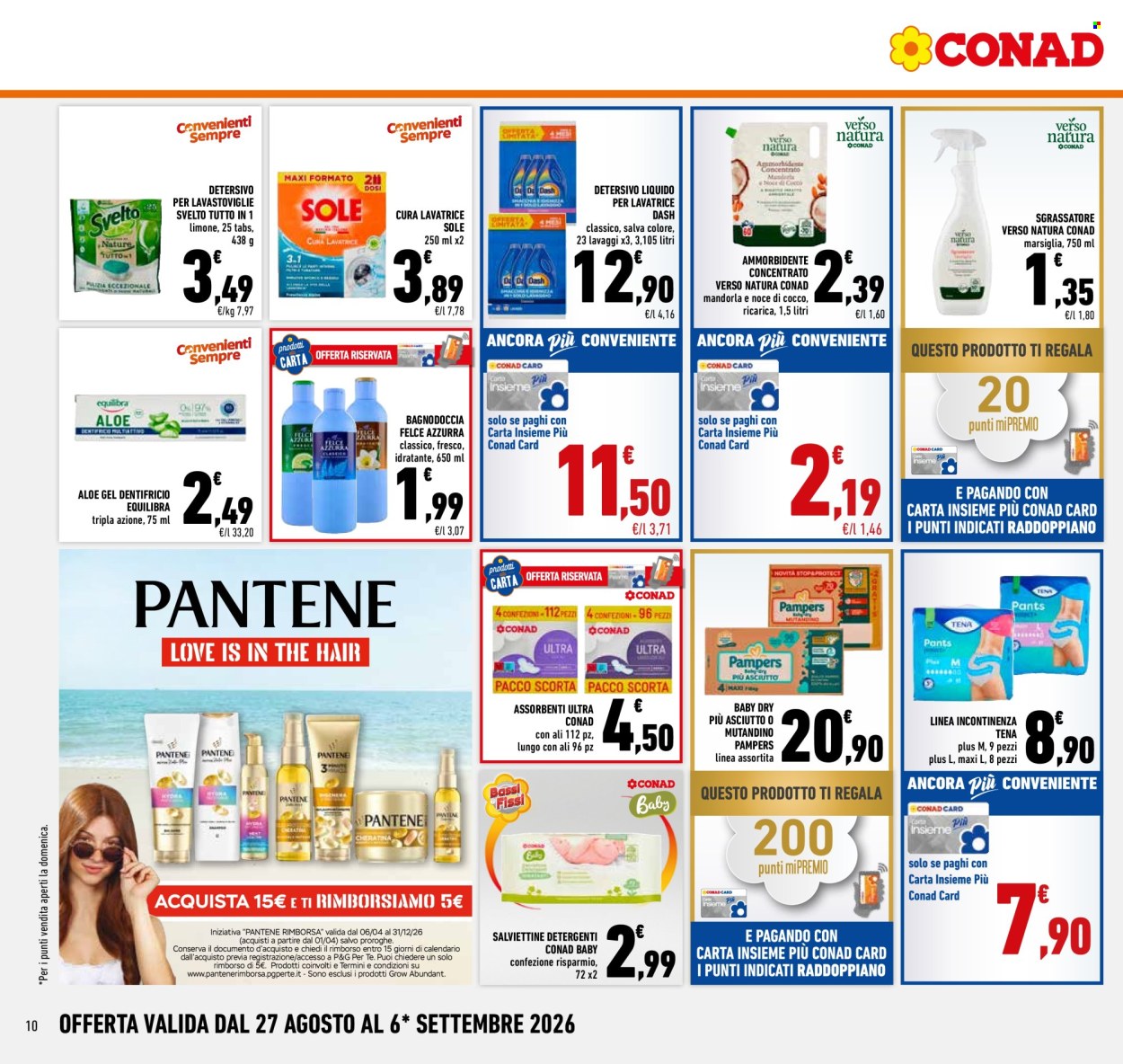 Leták Conad - 27.8.2026 - 6.9.2026. Strana 10