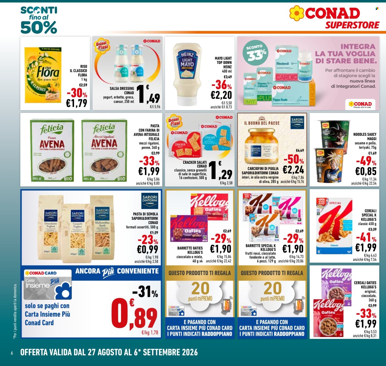 Leták Conad Superstore - 27.8.2026 - 6.9.2026. Strana 6