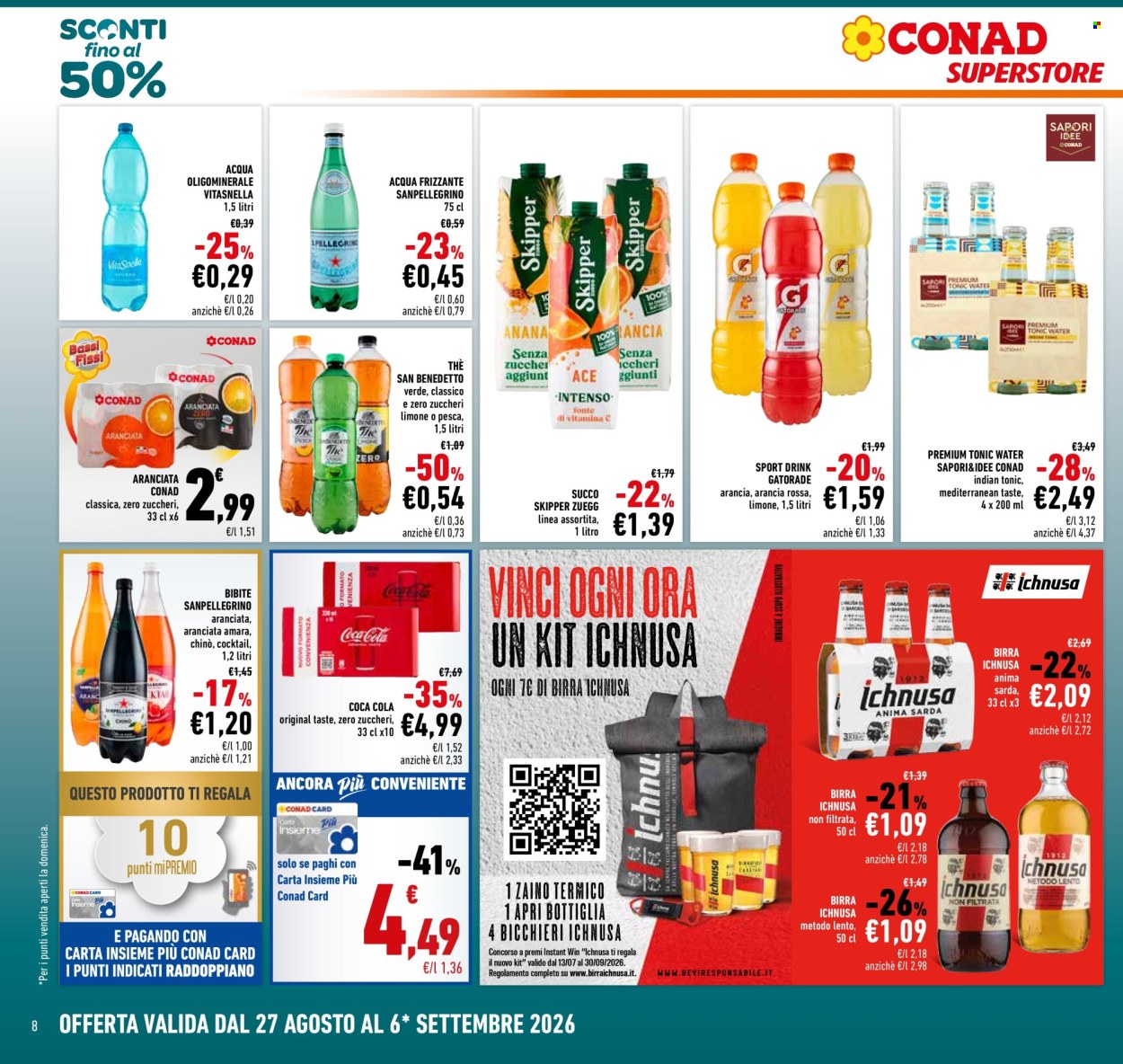 Leták Conad Superstore - 27.8.2026 - 6.9.2026. Strana 8