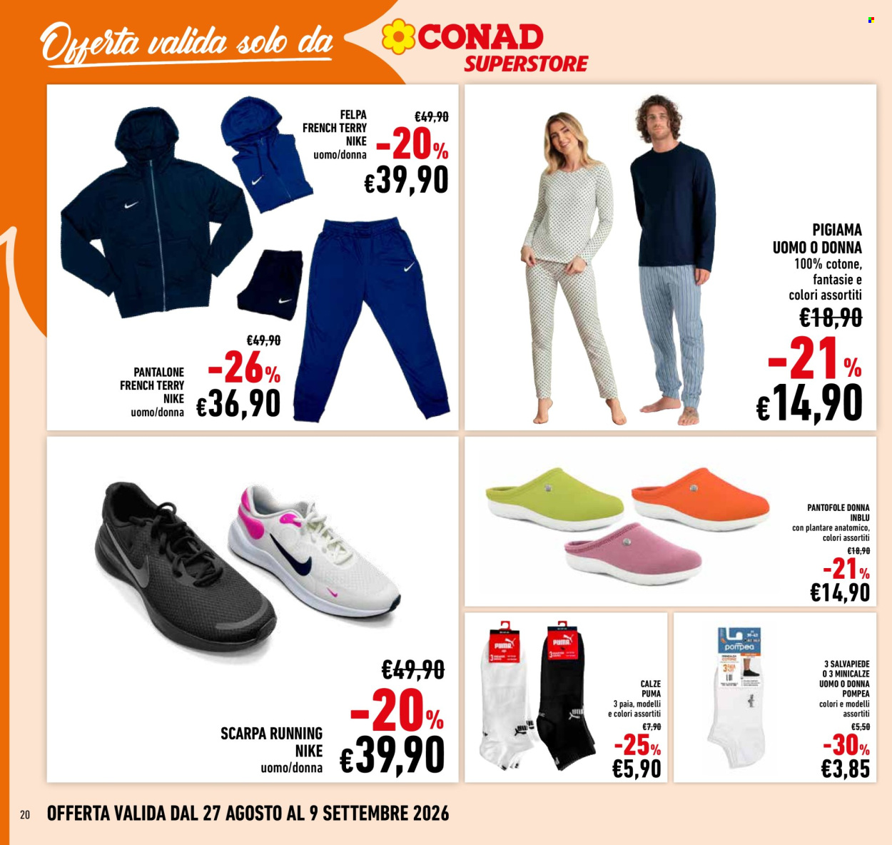 Leták Conad Superstore - 27.8.2026 - 6.9.2026. Strana 20