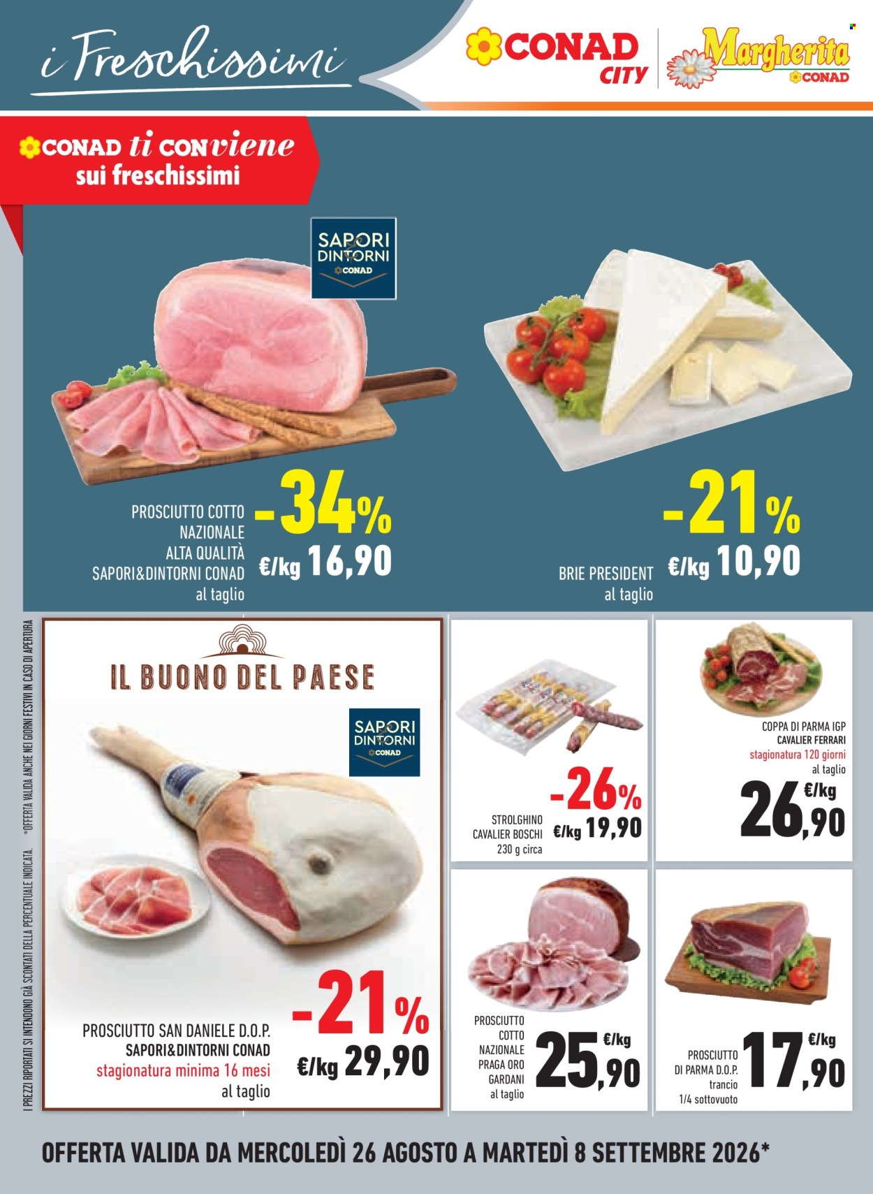Leták Margherita Conad - 26.8.2026 - 8.9.2026. Strana 12