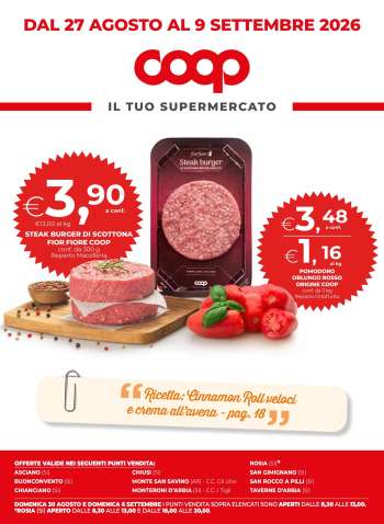 Volantino Coop - 27/8/2026 - 9/9/2026.
