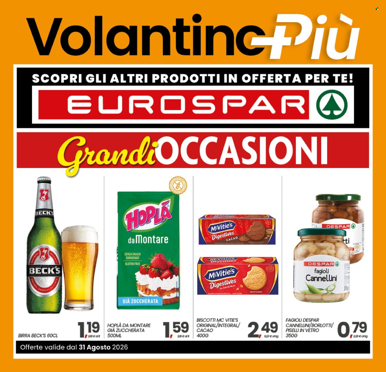 Volantino Eurospar - 31/8/2026 - 5/9/2026. Pagina 16