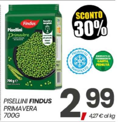 PISELLINI FINDUS PRIMAVERA 700G