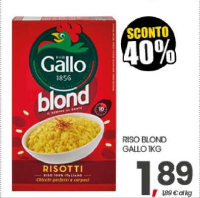 RISO BLOND GALLO 1KG