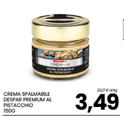 CREMA SPALMABILE DESPAR PREMIUM AL PISTACCHIO