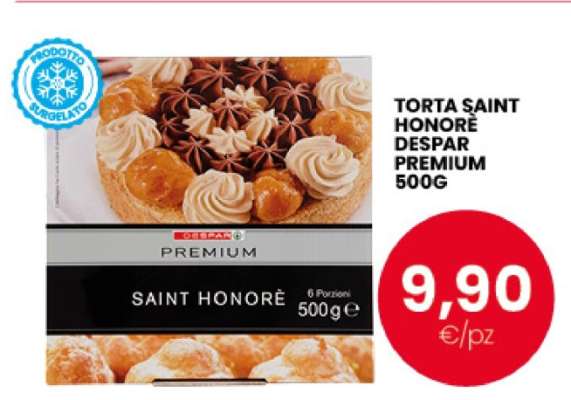 TORTA SAINT HONORÈ DESPAR PREMIUM 500G