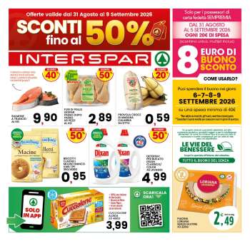 Volantino Interspar - 31/8/2026 - 9/9/2026.