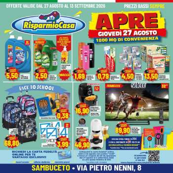 Volantino Risparmio Casa - 27/8/2026 - 13/9/2026.