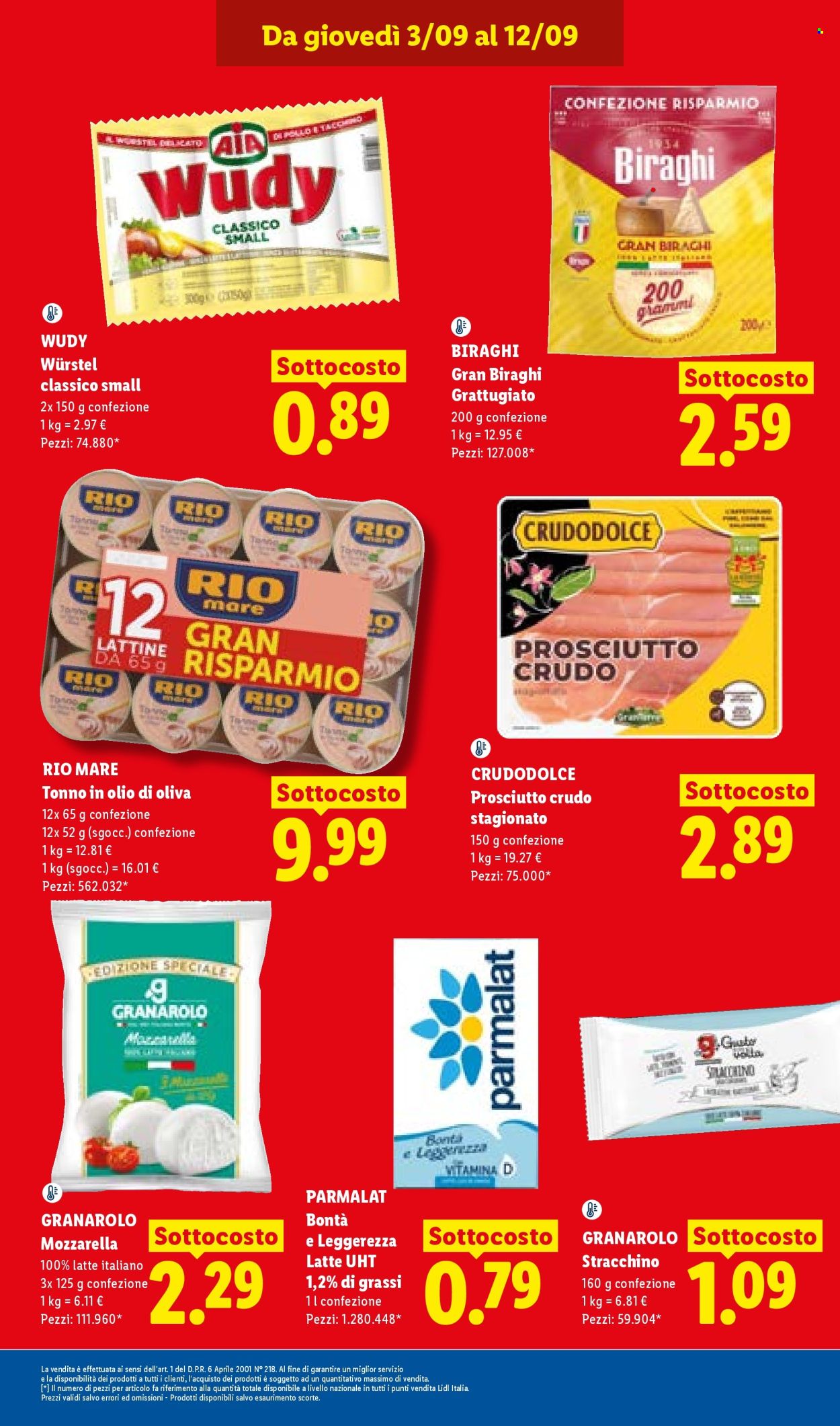 Leták Lidl - 3.9.2026 - 9.9.2026. Strana 3