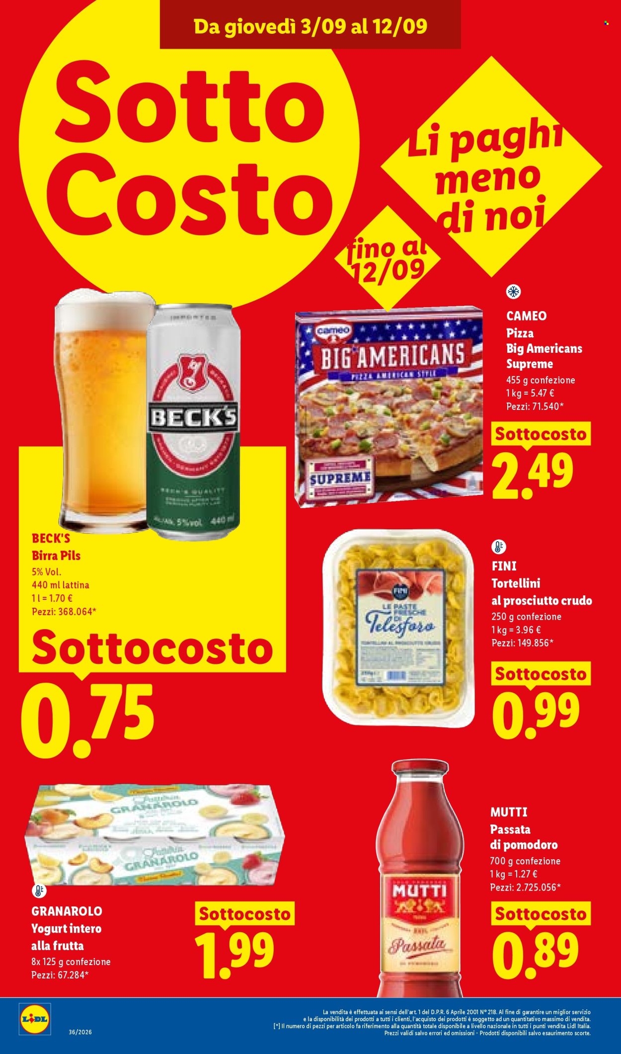 Leták Lidl - 3.9.2026 - 9.9.2026. Strana 4
