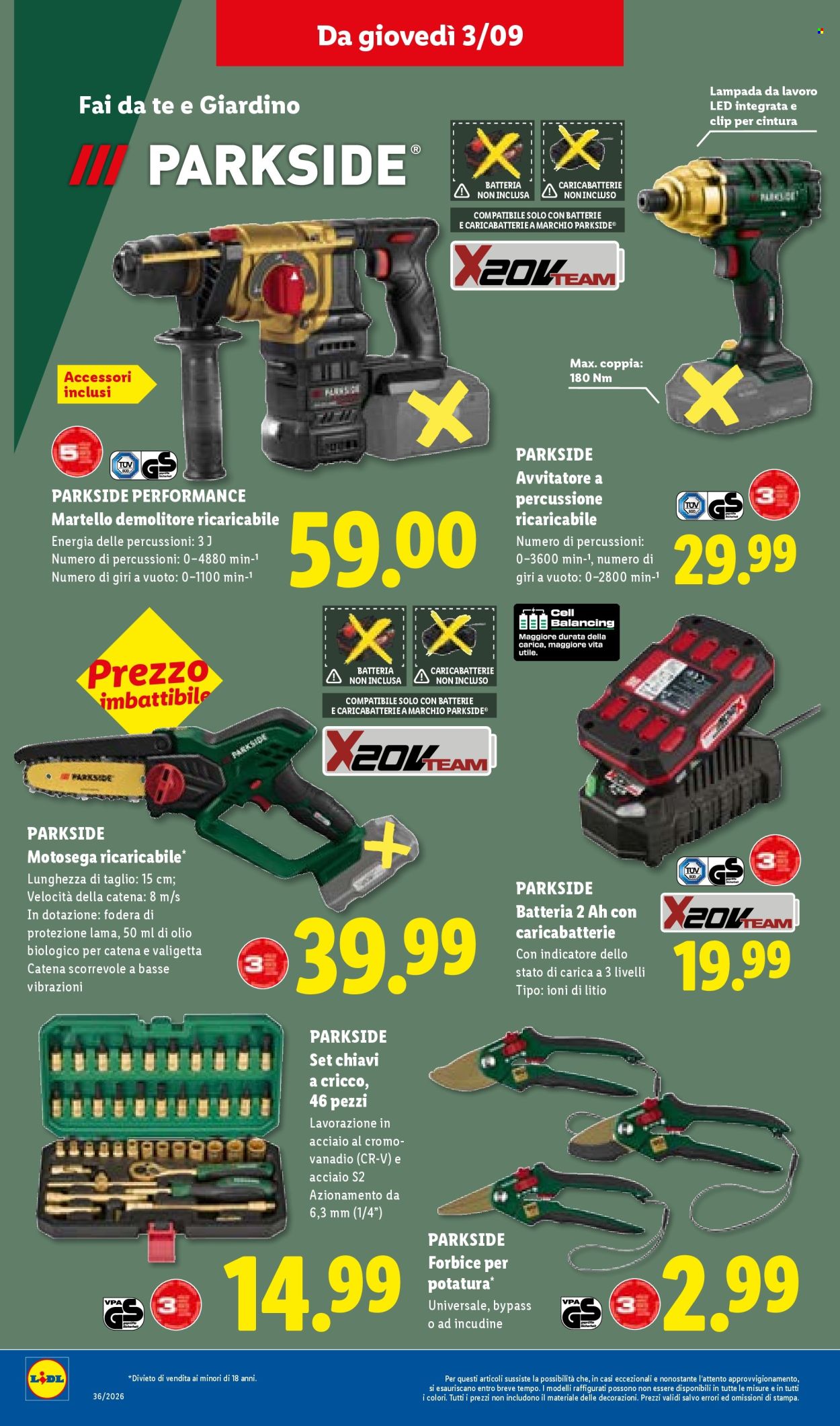 Leták Lidl - 3.9.2026 - 9.9.2026. Strana 8
