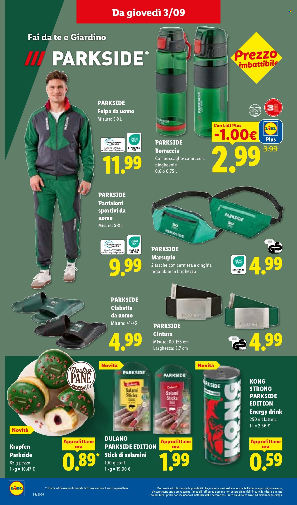 Volantino Lidl - 3/9/2026 - 9/9/2026. Pagina 10