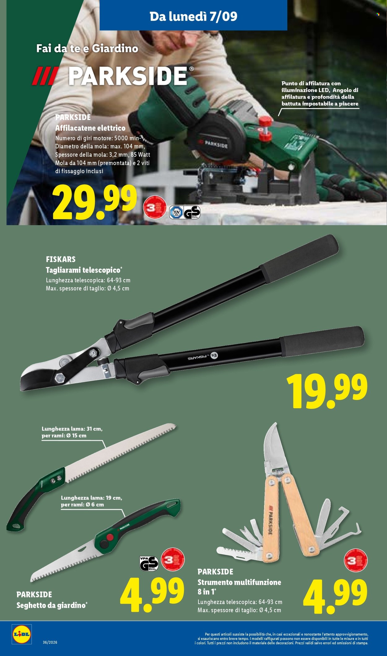 Volantino Lidl - 3/9/2026 - 9/9/2026. Pagina 34