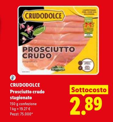 CRUDODOLCE PROSCIUTTO CRUDO STAGIONATO