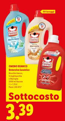 OMINO BIANCO DETERSIVO LAVATRICE