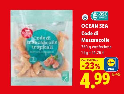 Ocean Sea Code di mazzancolle
