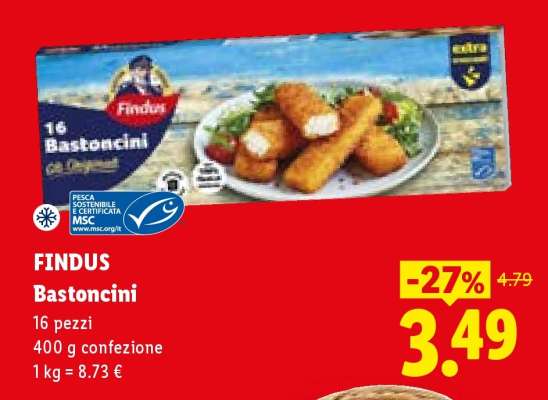 Findus Bastoncini